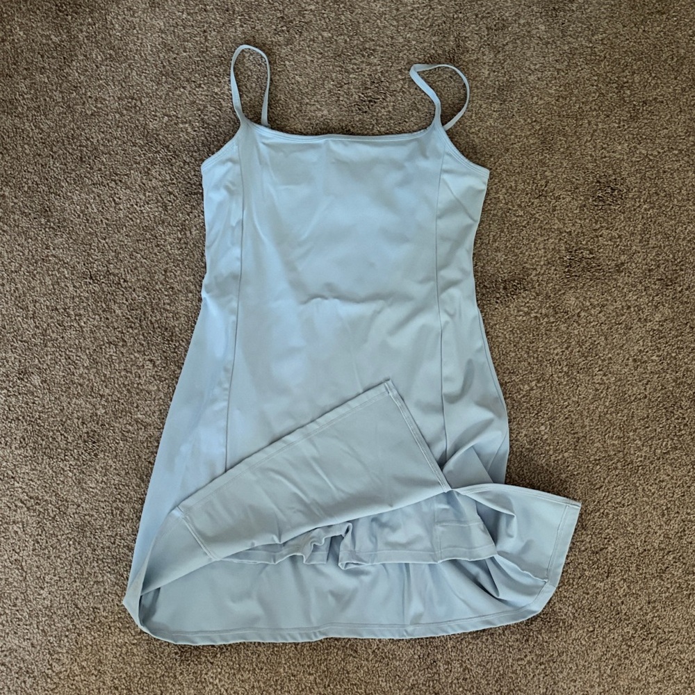 Elegant Blue Mini Dress